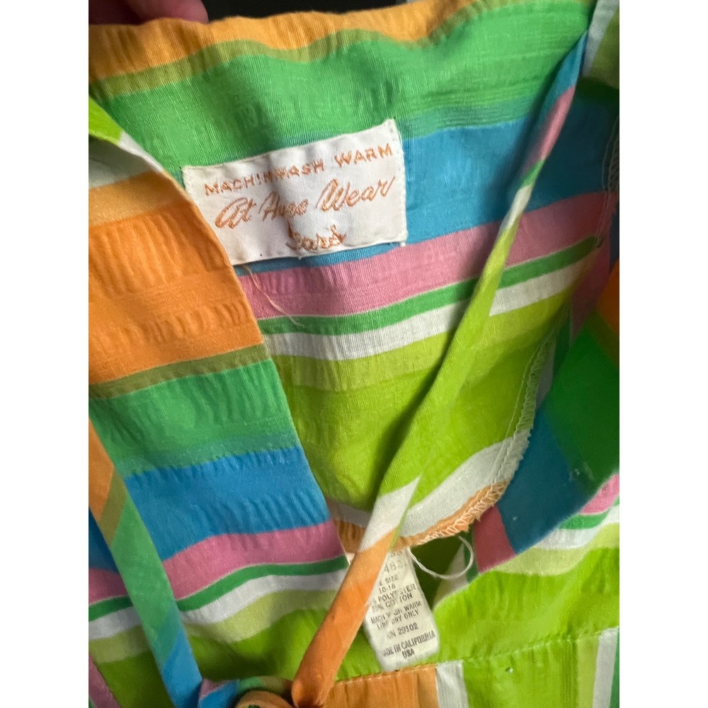 Vintage Sears Kaftan Lounger Mrs Rooper Style Groovy 60's Psychedelic - Picture 3 of 6